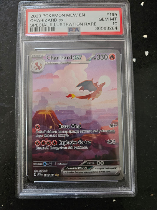 Charizard EX #199/165 PSA 10