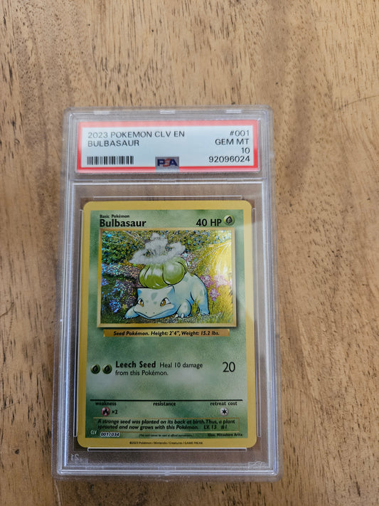 PSA 10 Classic Collections Bulbasaur