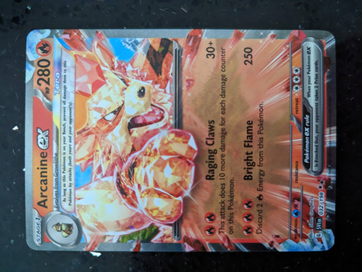 Arcanine EX #032/198 - Scarlet Violet Base