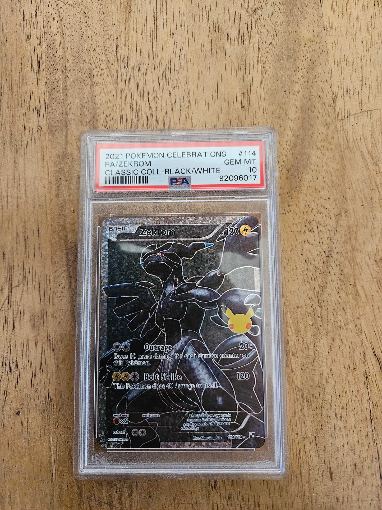 PSA 10 Zekrom Pokemon Celebrations- Classic Collections