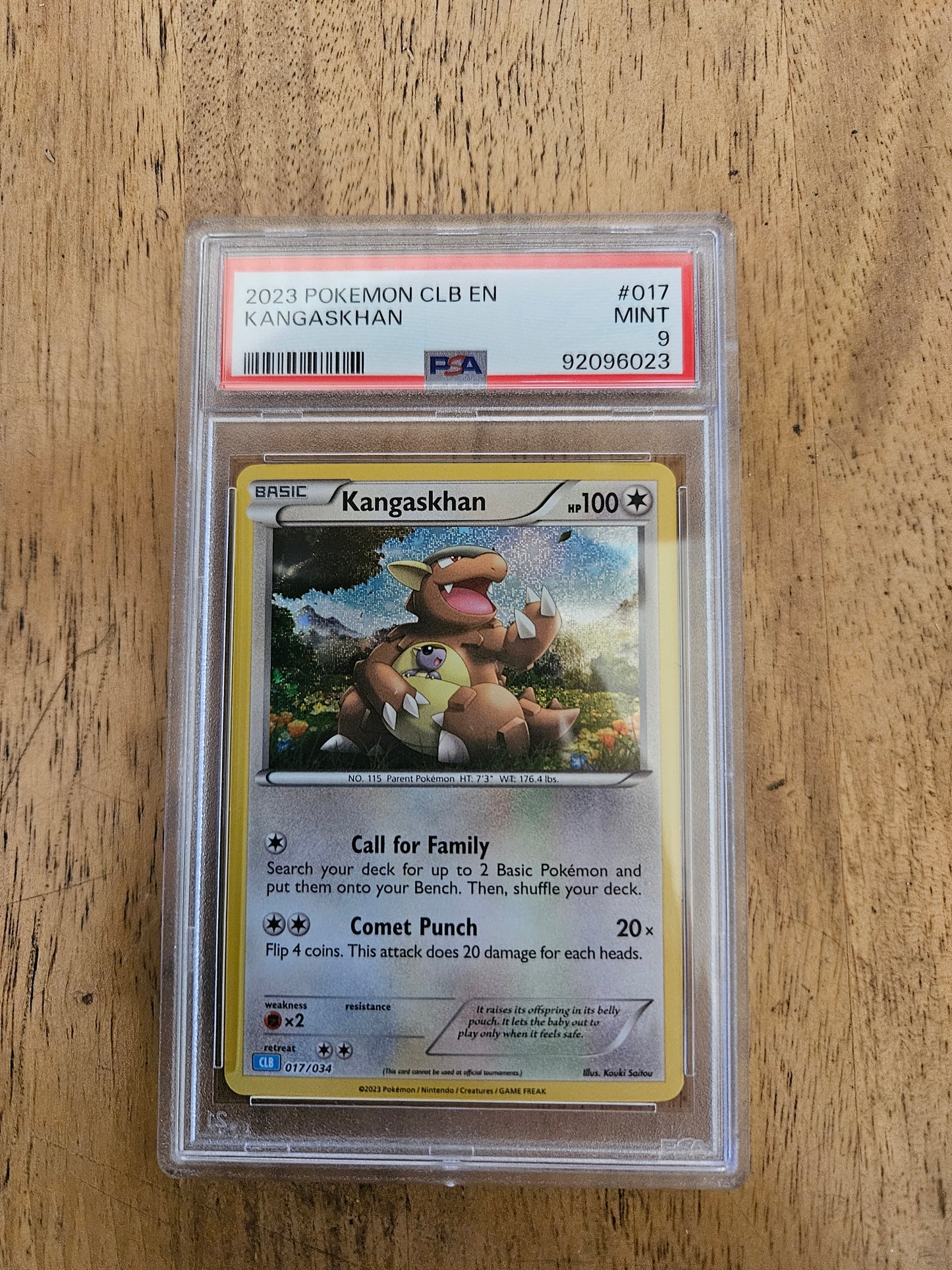 PSA 9 Kangaskhan - Classic Collections 2023