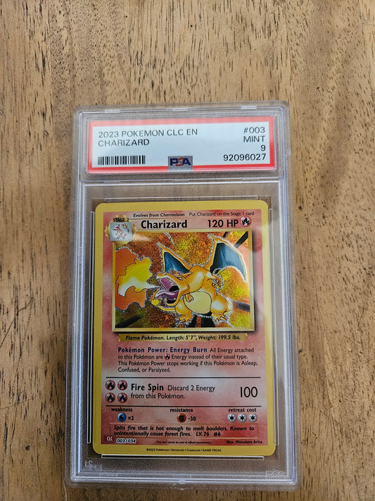 PSA 9 Charizard - Classic Collection 2023