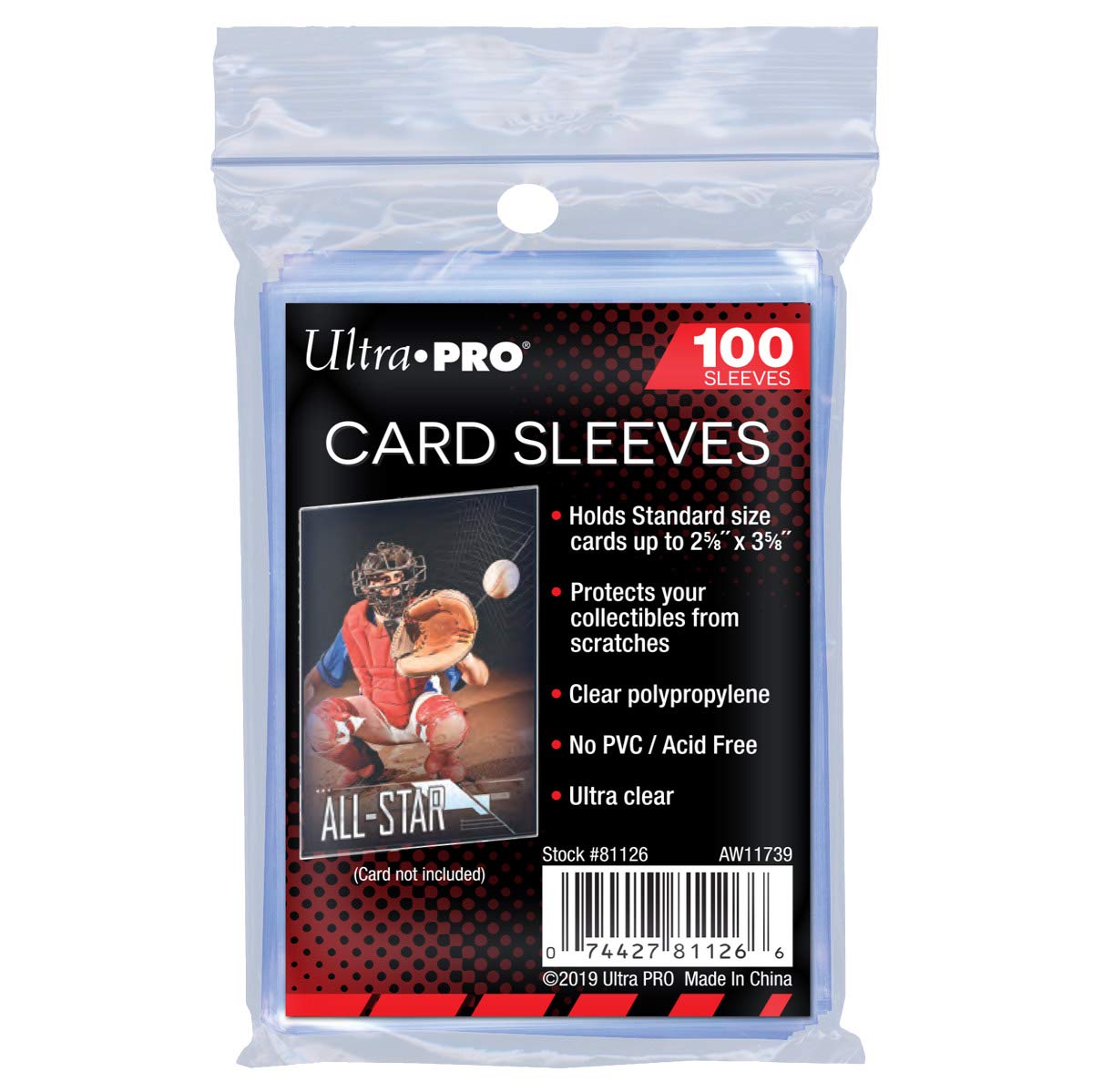 Ultra Pro Card Sleeves (2-1/2" x 3-1/2")