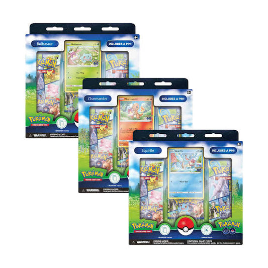 Pokémon Go Starter Pin Collection Box (Randomly Selected)